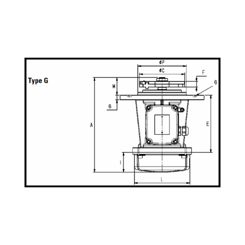 ItalVibras 1/3HP 1200 RPM 230/460V 3-Phase Dual Vibratory Motor