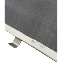 The frame and mesh are 304 stainless steel, and the frame carries a food-grade epoxy coating.