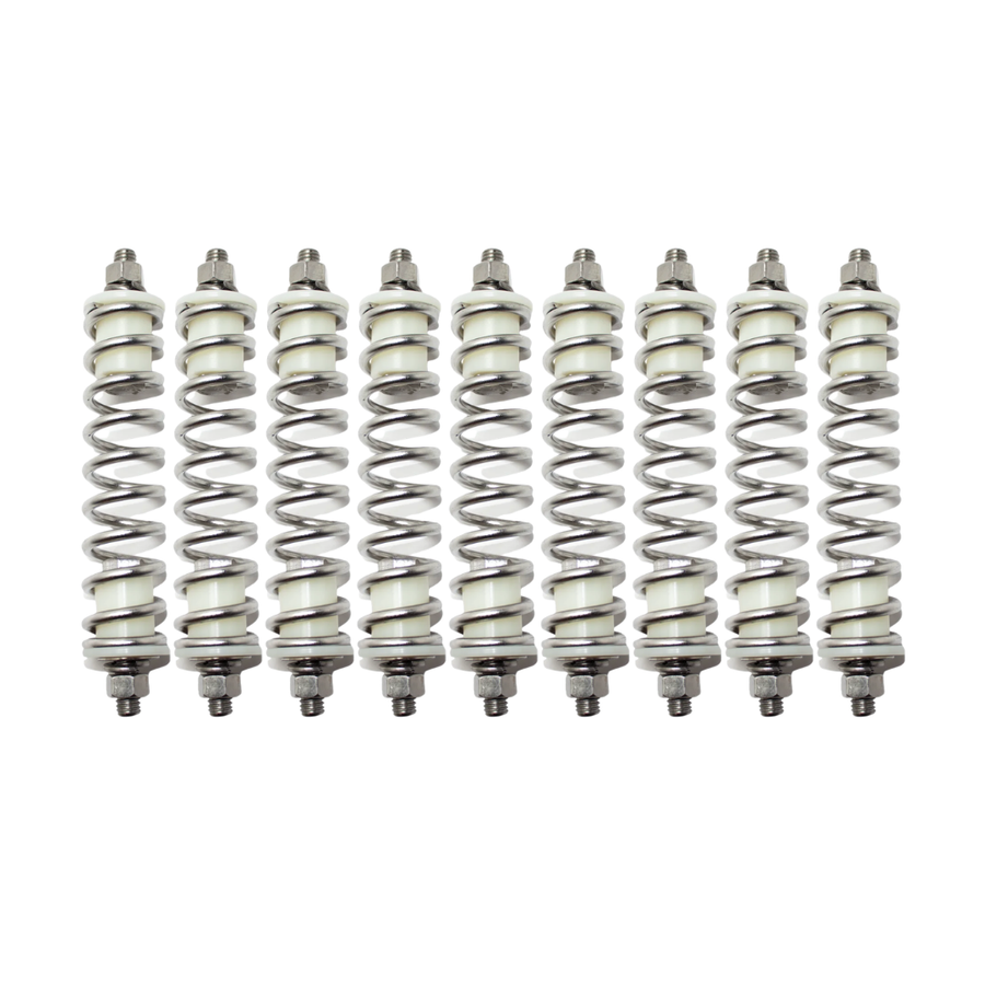 Restore consistent performance and extend the life of your vibratory screener with the ScreenerKing Spring and Spool Retrofit Kit, designed for 18", 24", 30", and 40" round separators