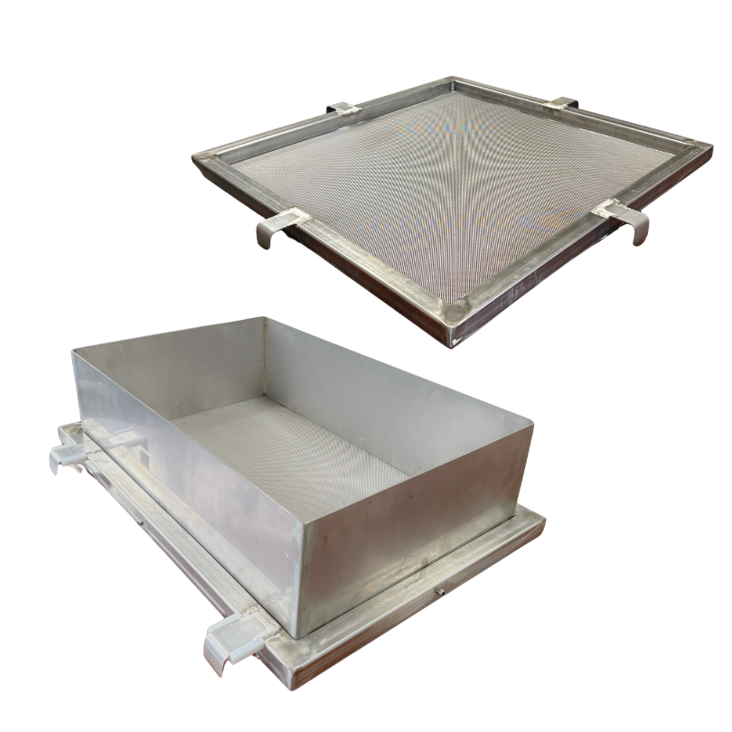 See our recent rectangular custom screens with tabs. Able to do rectangular, square, and other configurations. 