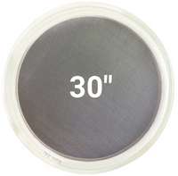 30 inch custom screen for round vibratory screeners designed for seamless fit with 30-inch round vibratory screeners from Sweco®, Kason®, and similar brands.