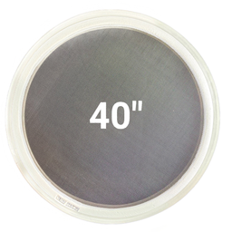 40-inch round stainless steel replacement screen for round vibratory screener – compatible with Sweco®, Kason®, and Midwestern® machines