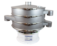 SiftPro 48 Screener Unit with 2 screens and 3 out-spouts, with a dome cover. 