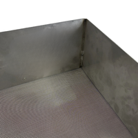 The internal material guard absorbs the force of poured material so the mesh underneath stays taut and undamaged over time.