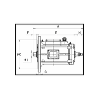 ItalVibras 0.7 HP 1200 RPM 230/460V 3-Phase Dual Voltage Vibratory Motor - ScreenerKing®