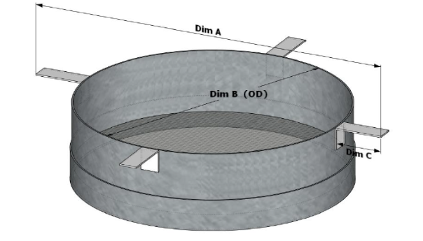 Specify your drum filter's diameter, height, screen mesh, and frame size to perfectly fit your application.