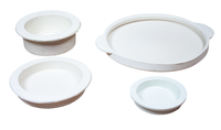 FDA-approved food-safe inspection caps designed for domed covers for round vibratory screeners to keep dust out. Offered in various sizes.