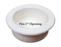 5 inch inspection cap fits securely in domed cover assemblies, offering visibility and inspection access without system disassembly.