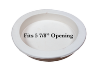 6 inch inspection cap allows for visual inspection of internal screens or material flow
