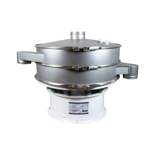 SiftPro 48 Screener Unit with 1 screen and 2 out-spouts, with a dome cover. 