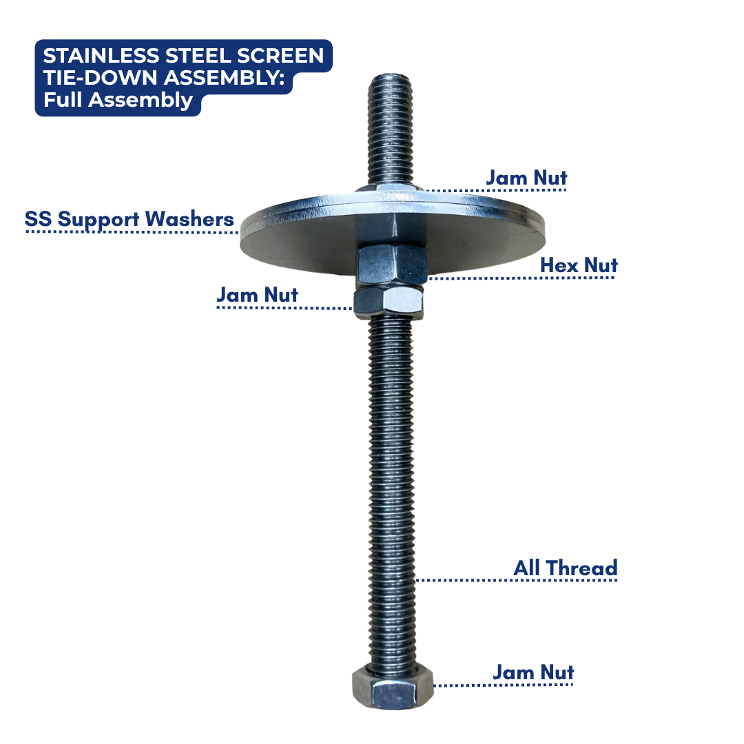 Stainless Steel Screen Tie Down Assembly
