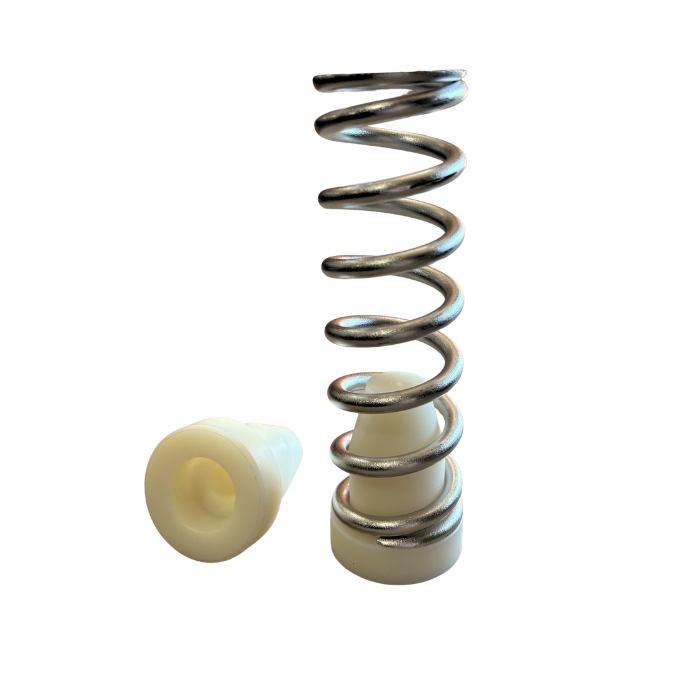 These spools improve equipment longevity by helping to maintain stable spring alignment and prevents excess wear.