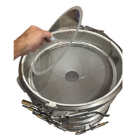 A removable acrylic cover will allow easy access and full visibility of your screener separation process