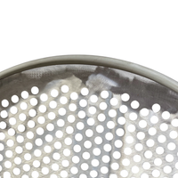 Solid 16 gauge 304 stainless construction — a single laser-cut sheet, not woven wire. Heavier 14 and 12 gauge available by quote.