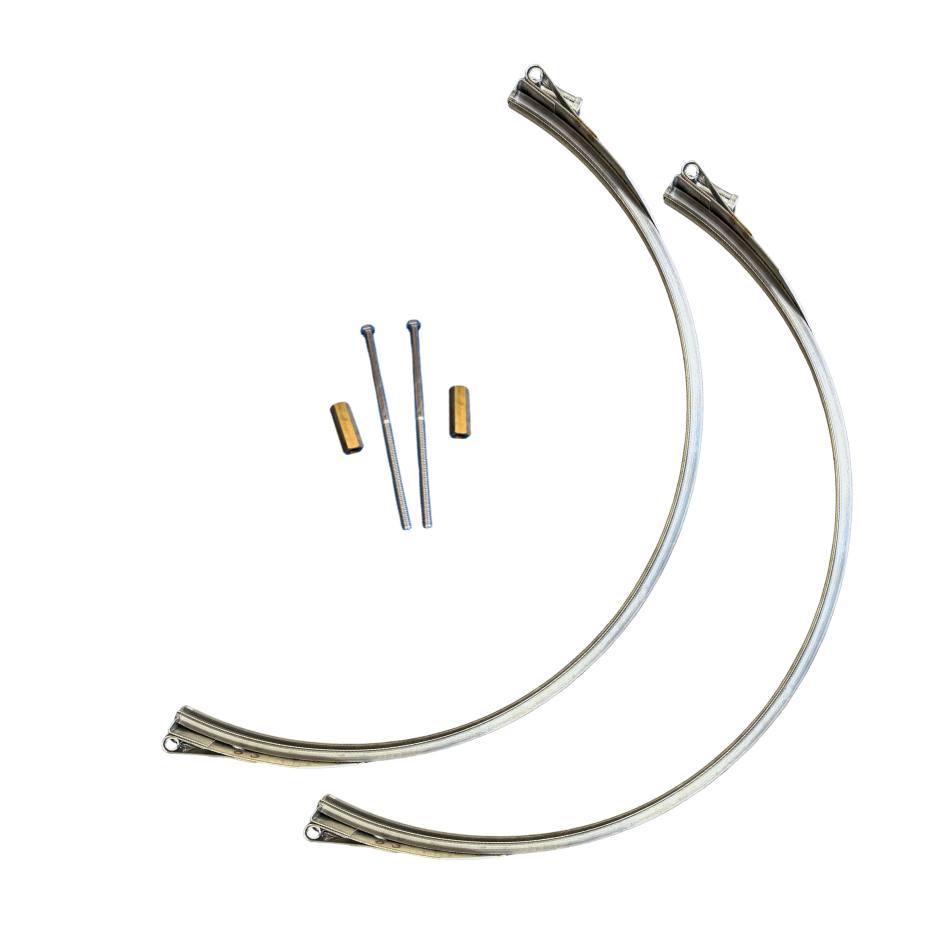 Each clamp ring sold includes both halves of the ring and hardware to support it.