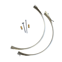 Two halves of the ring and all hardware is included in the complete clamp ring sold