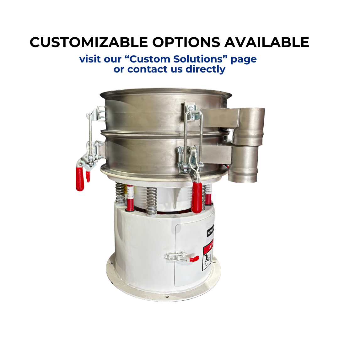 Industrial screener unit with customizable options 