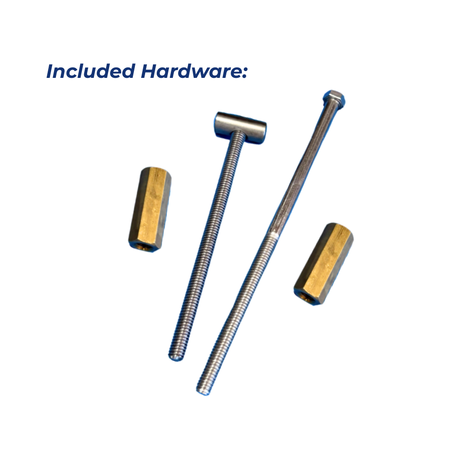 Each unit includes a durable T-bolt and all required hardware, enabling fast and efficient changeouts while maintaining secure clamping for your vibratory screener components.