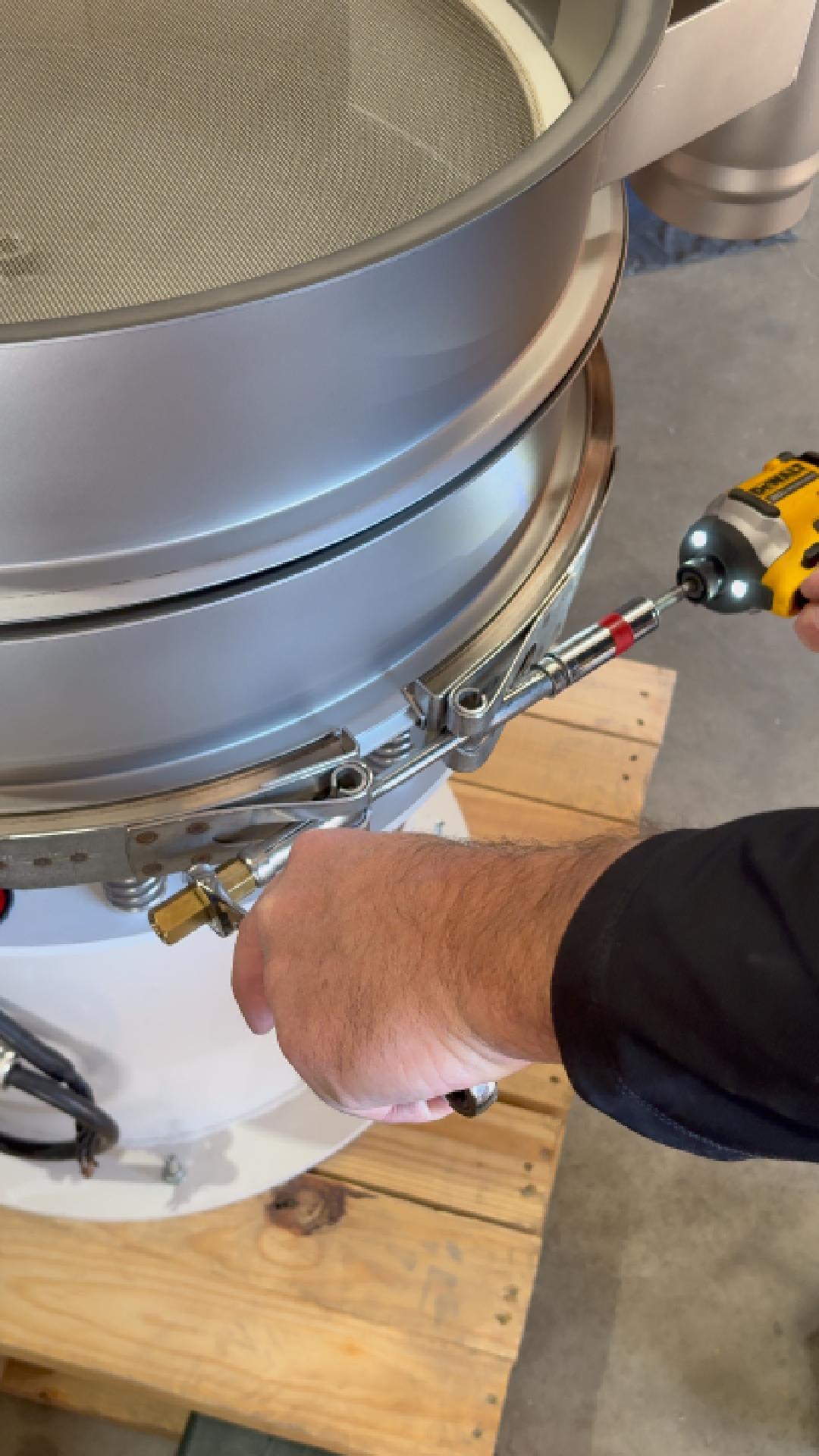 Learn why the very bottom frame should always be secured with a bolt-on ring, and see how to get a quick install using a standard drill driver and wrench. We also share exactly why you need to keep extra stainless bolts and solid brass nuts handy.