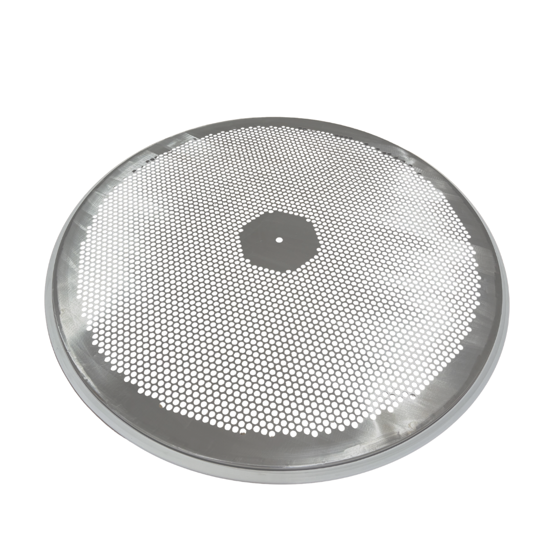 Another version of our perforated plate screen, with more openings necessary for a different type of application
