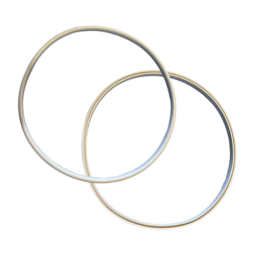 Made from FDA-approved, food-safe white rubber or neoprene, this screen gasket creates a tight seal around the screen frame, preventing contamination and ensuring seamless operations