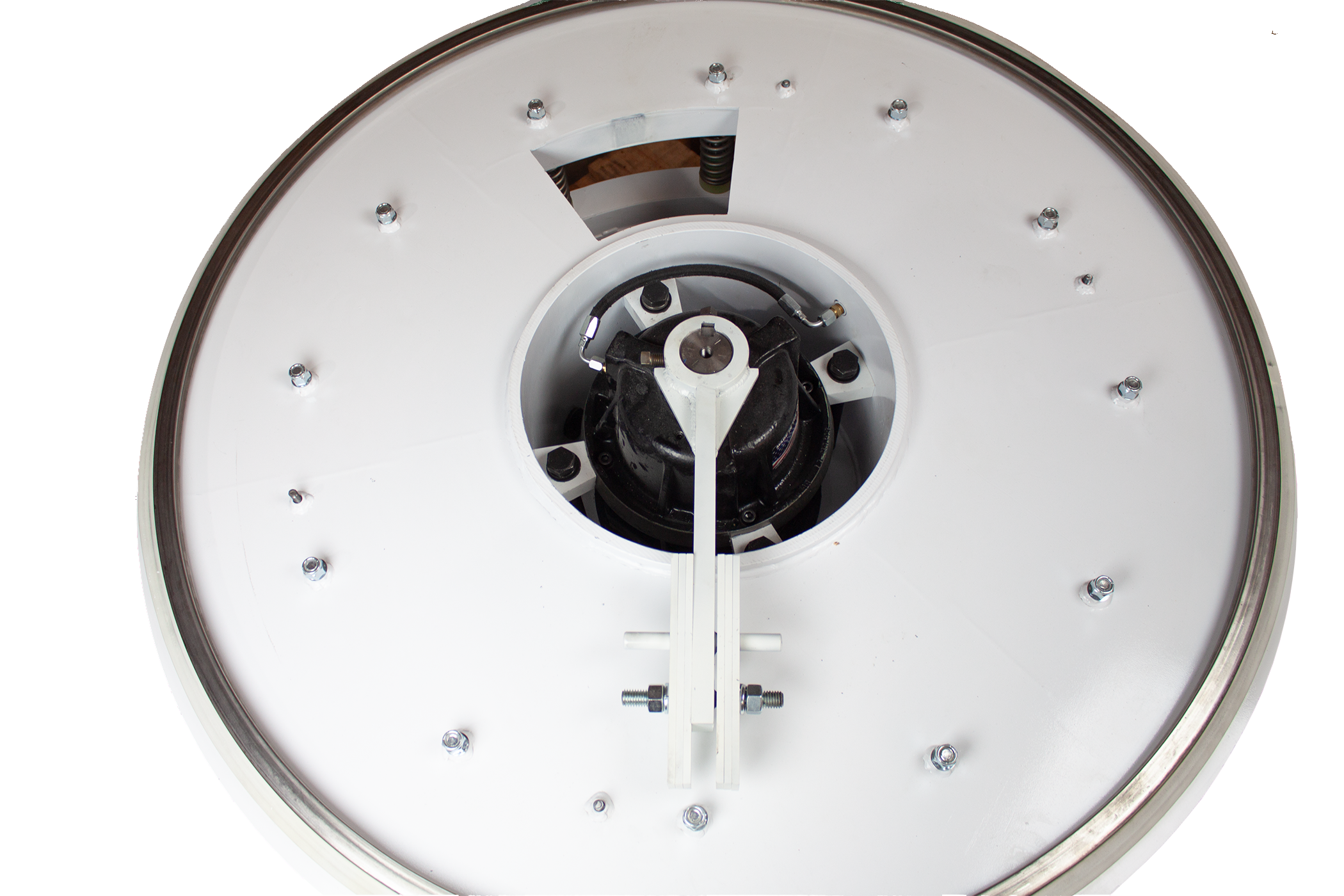 Designed for compatibility with most motors, this assembly ensures precise material flow and efficient operation, enhancing the performance of your screening setup.