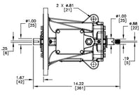 Martin Engineering 0.5 HP 1170 RPM Vibratory Motor - ScreenerKing®
