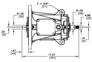 Martin Engineering 0.5 HP 1170 RPM Vibratory Motor