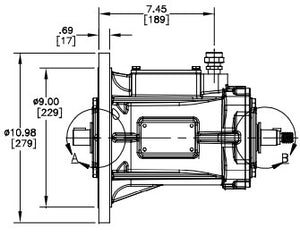Martin Engineering 0.5 HP 1170 RPM Vibratory Motor