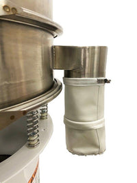 Designed for quick installation and reliable performance, these sleeves feature hemmed ends for easy clamp-on fastening—perfect for industrial screening, conveying, or discharge systems.