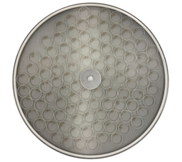 48 inch self cleaning sandwich screen uses de-blinding media to dislodge clogged or blocked materials