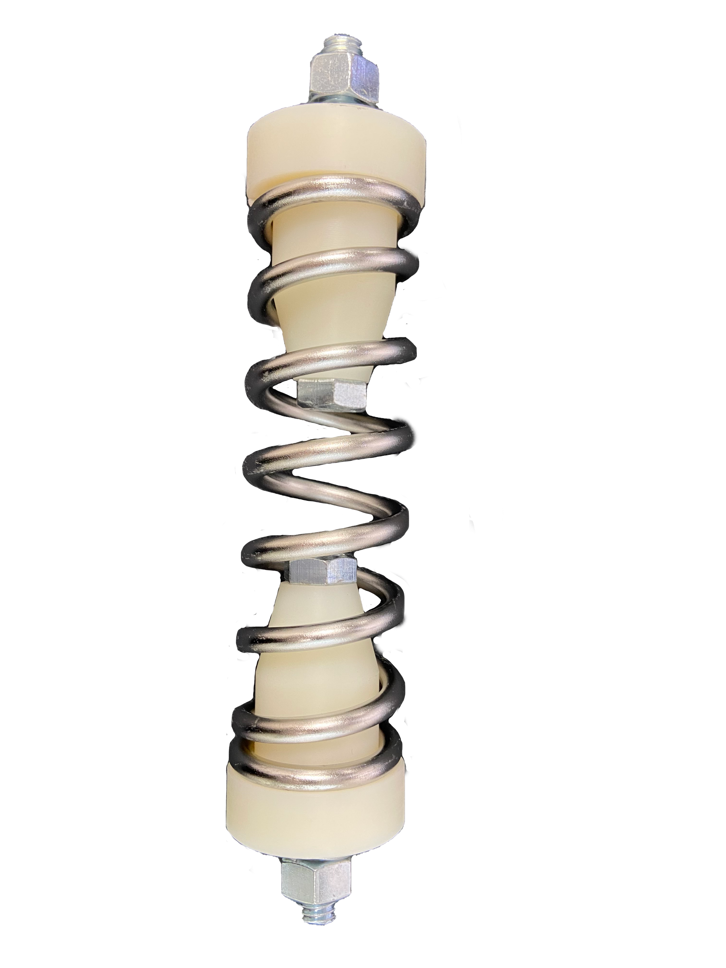 This heavy-duty retrofit features seamless nylon spools and electropolished stainless steel springs