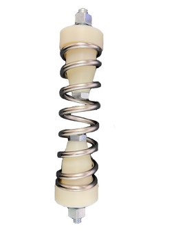 This heavy-duty retrofit features seamless nylon spools and electropolished stainless steel springs