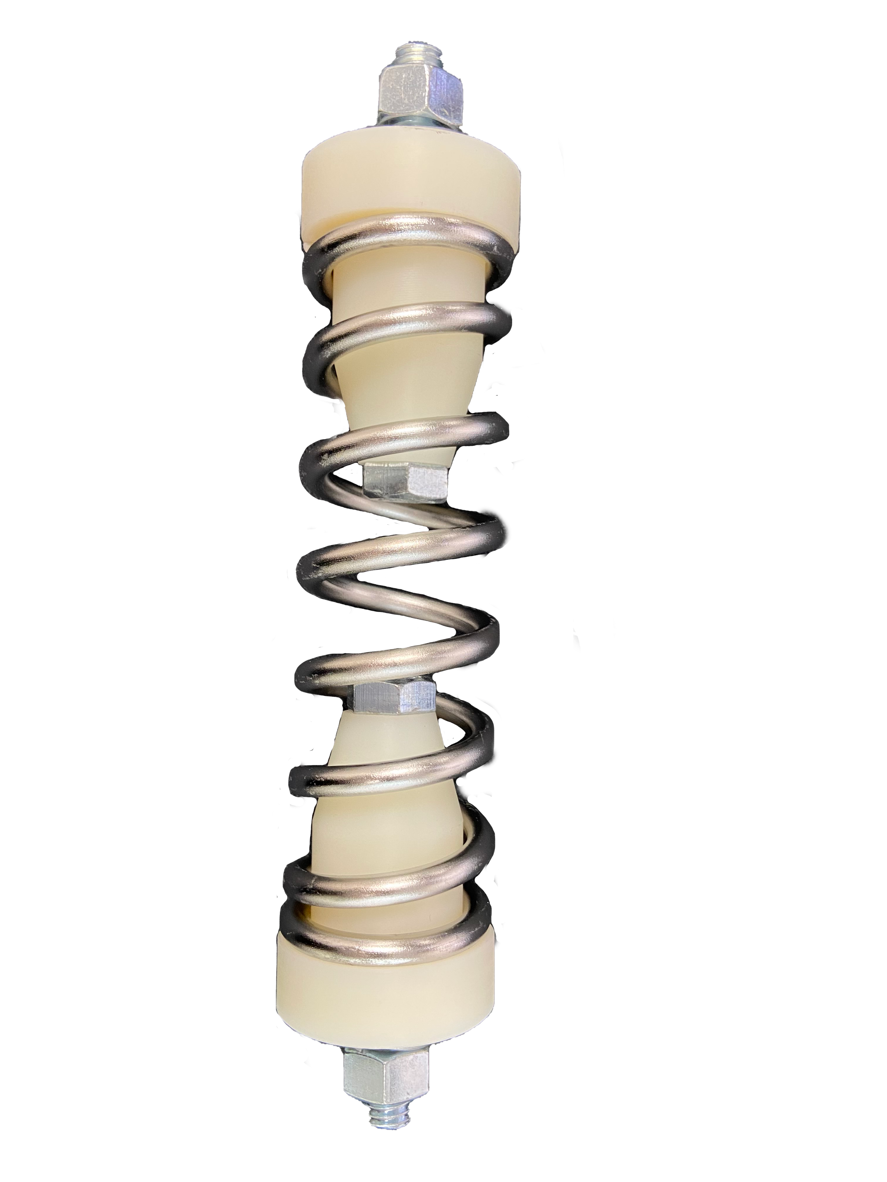 This heavy-duty retrofit features seamless nylon spools and electropolished stainless steel springs